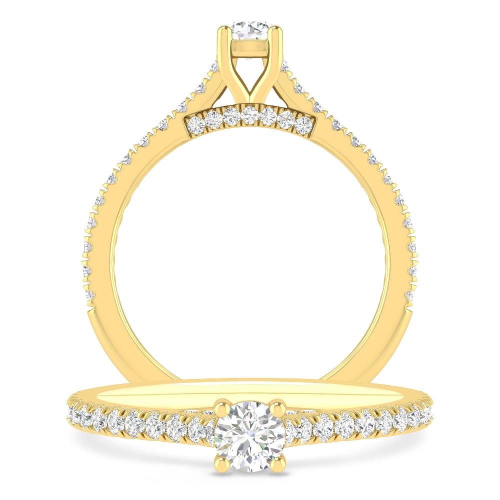 Yellow Gold - Diamond