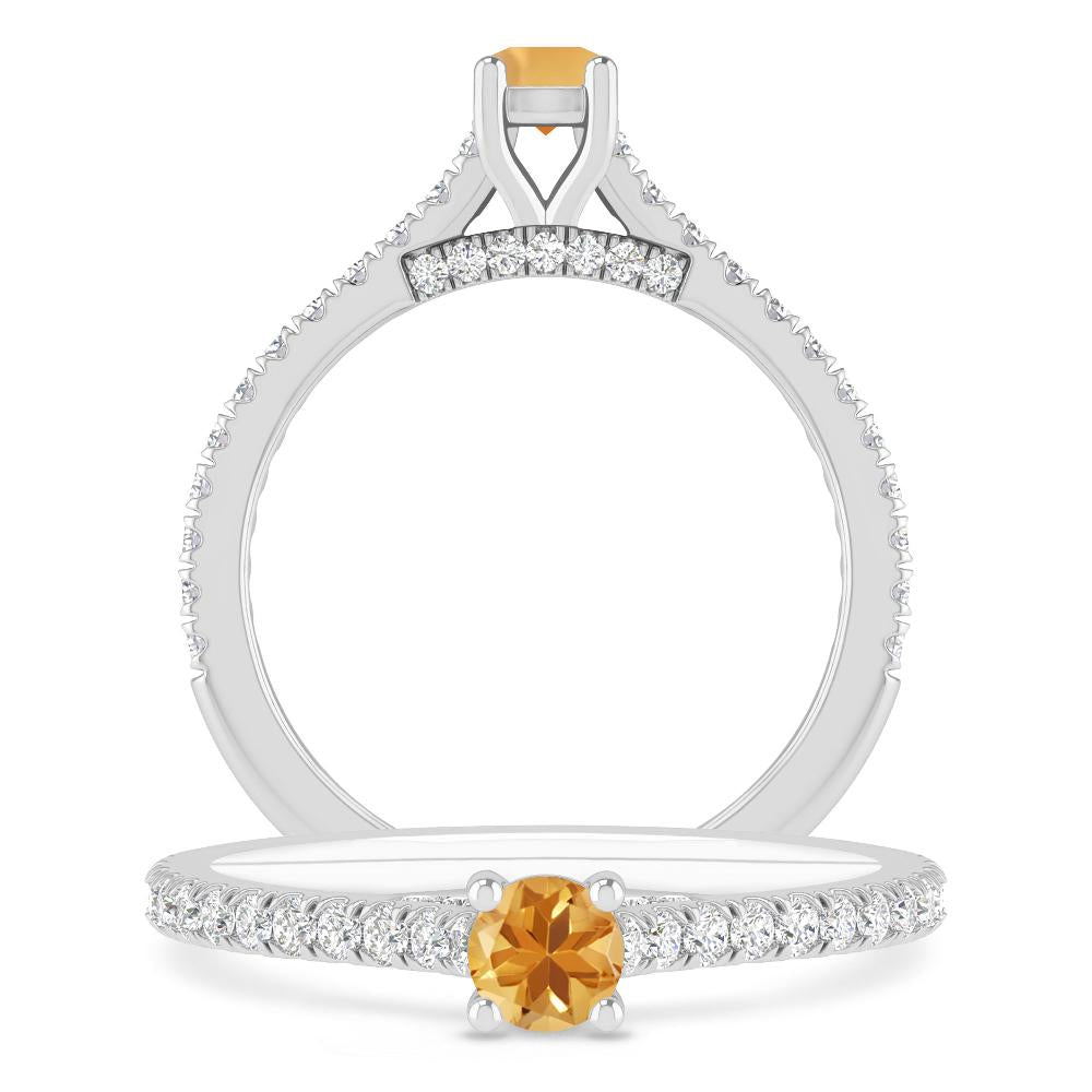 White Gold - Citrine