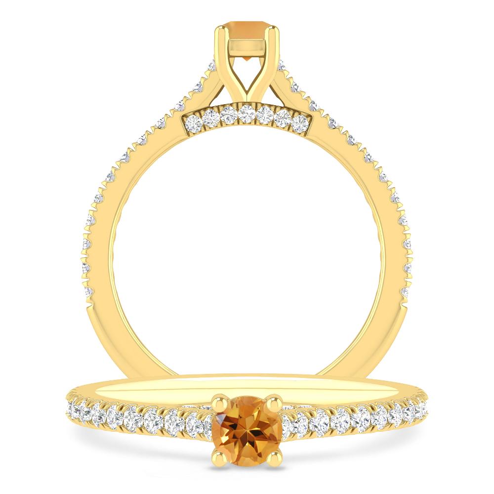 Yellow Gold - Citrine