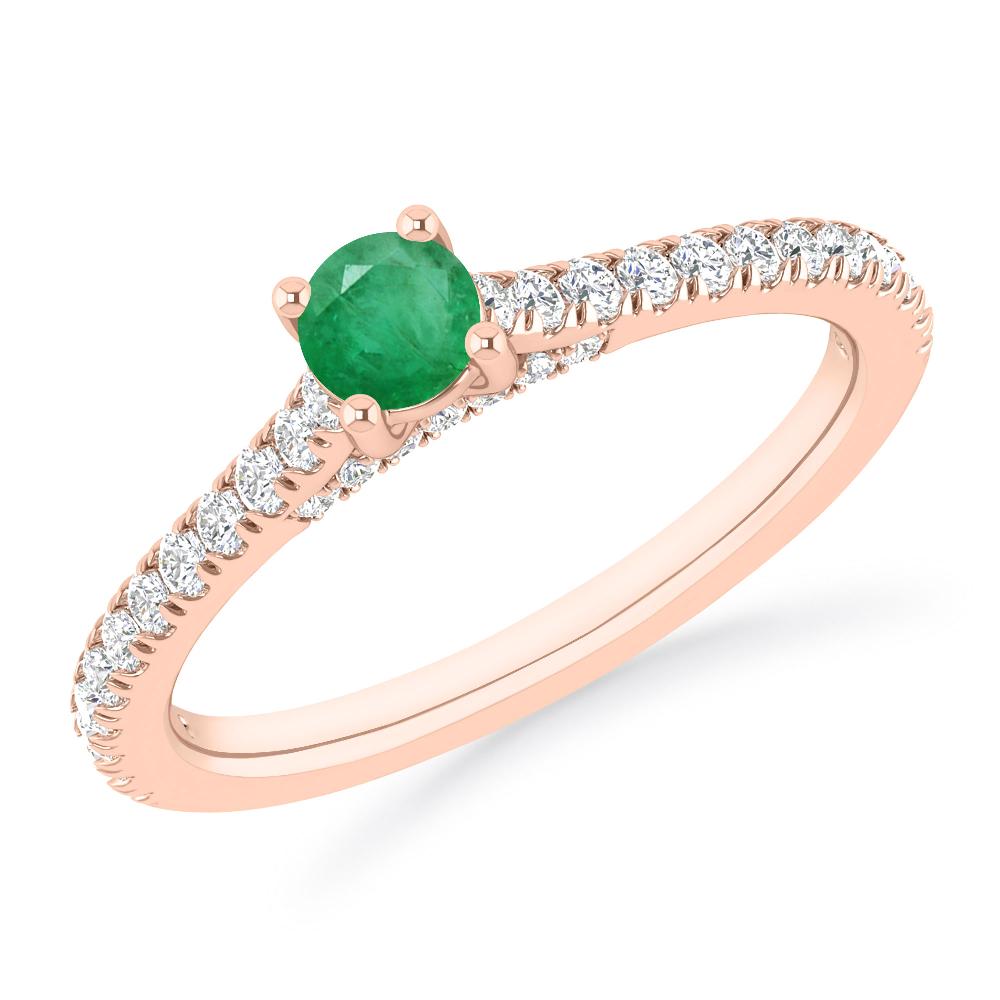 Rose Gold - Emerald