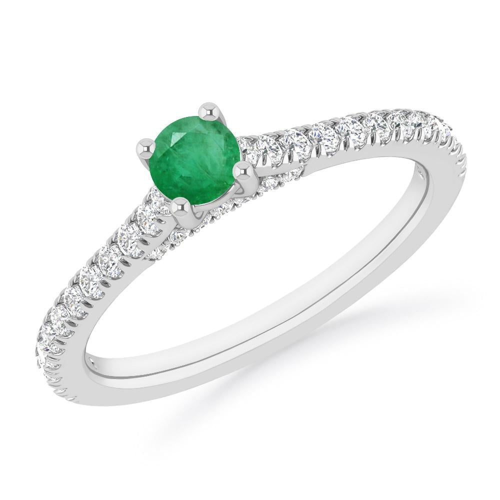 White Gold - Emerald