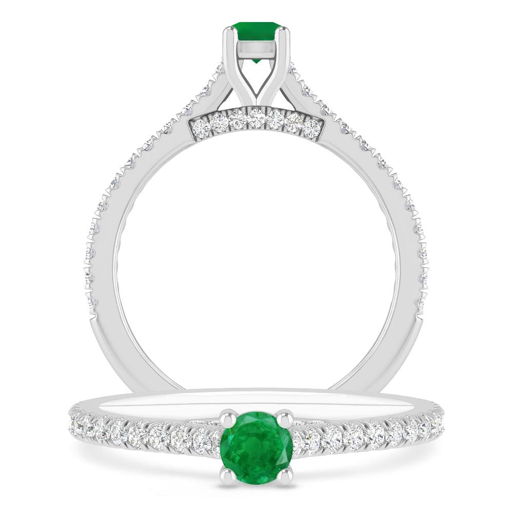 White Gold - Emerald