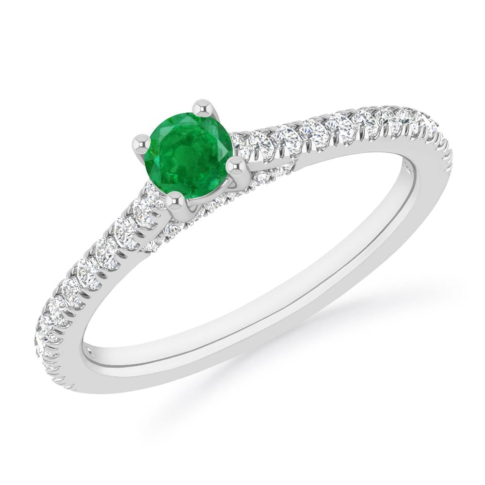 White Gold - Emerald