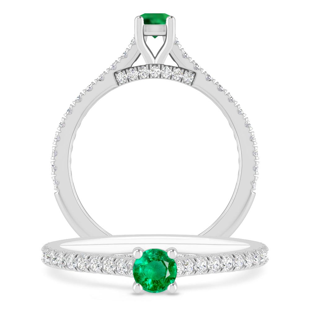 White Gold - Emerald