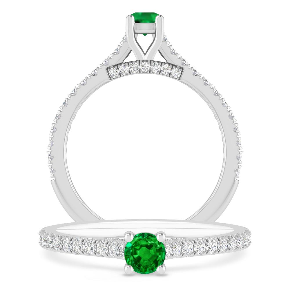 White Gold - Emerald