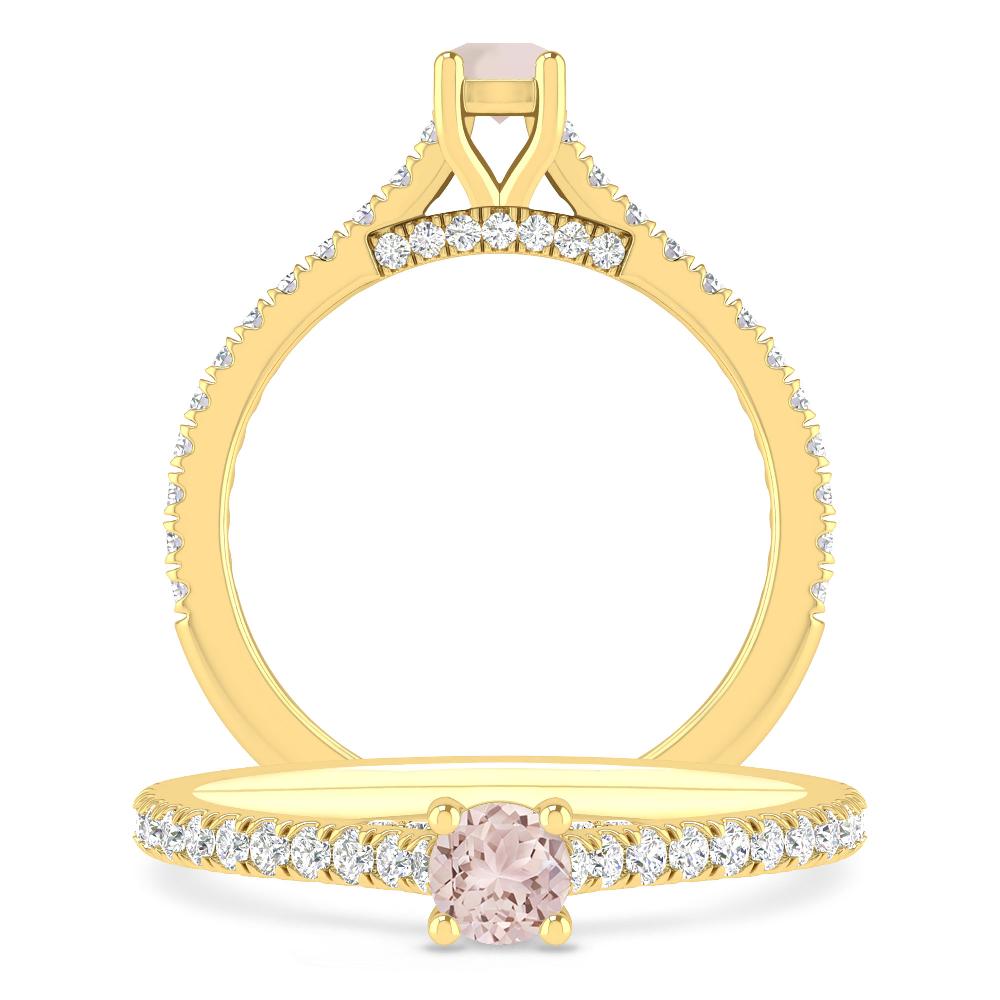 Yellow Gold - Morganite