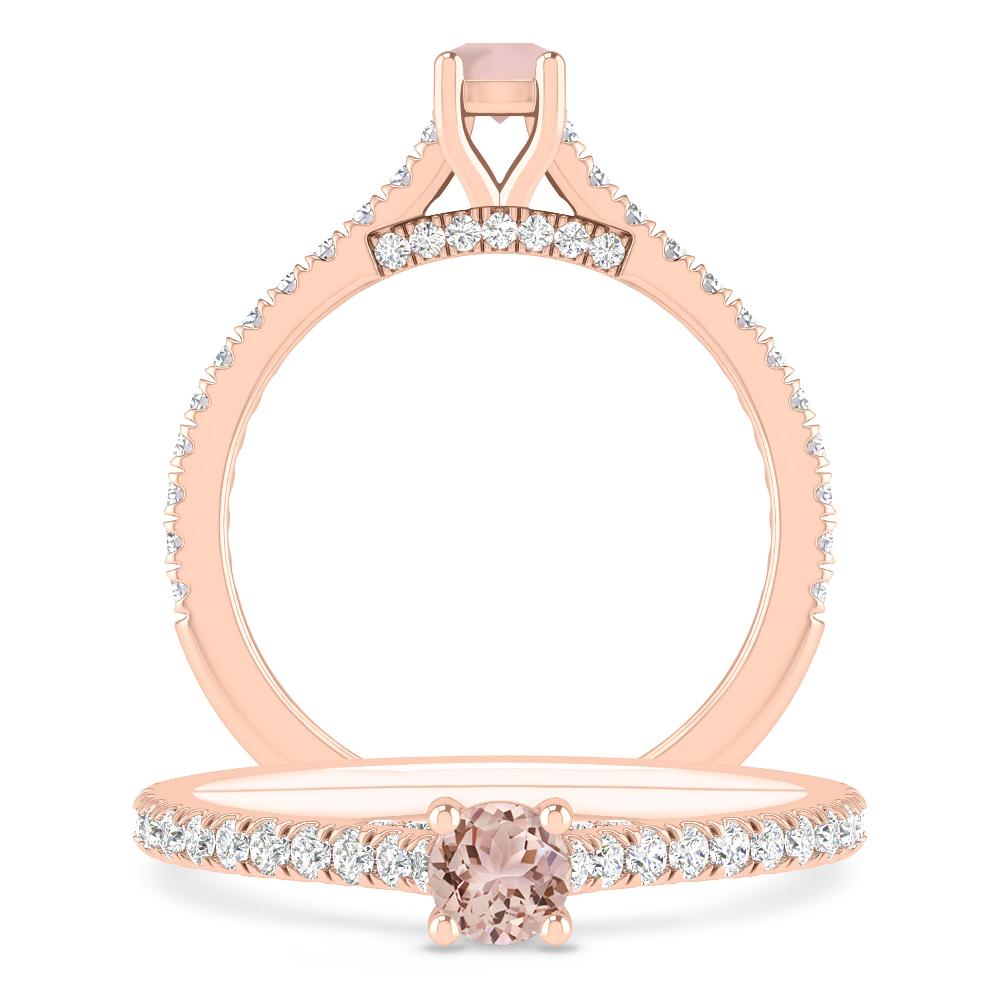 Rose Gold - Morganite