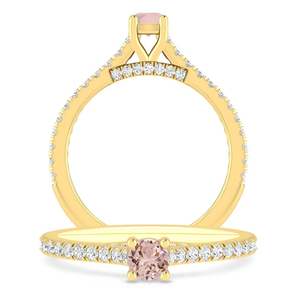 Yellow Gold - Morganite