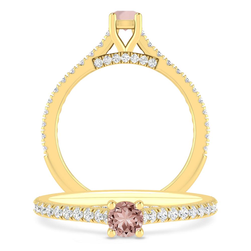 Yellow Gold - Morganite