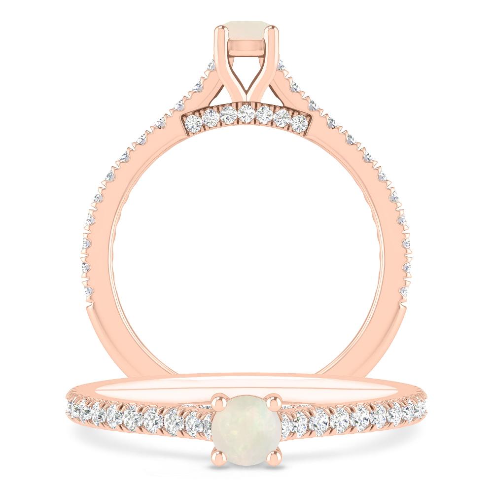 Rose Gold - Opal