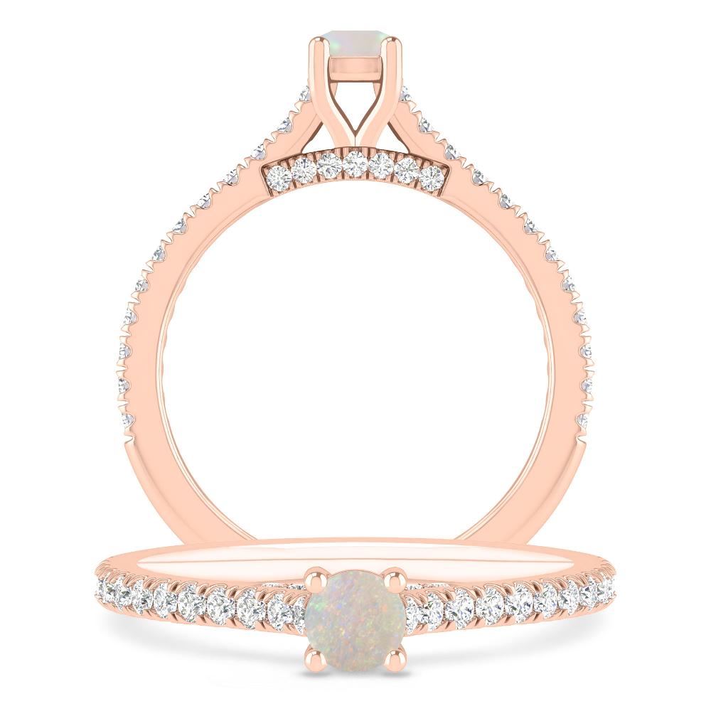 Rose Gold - Opal