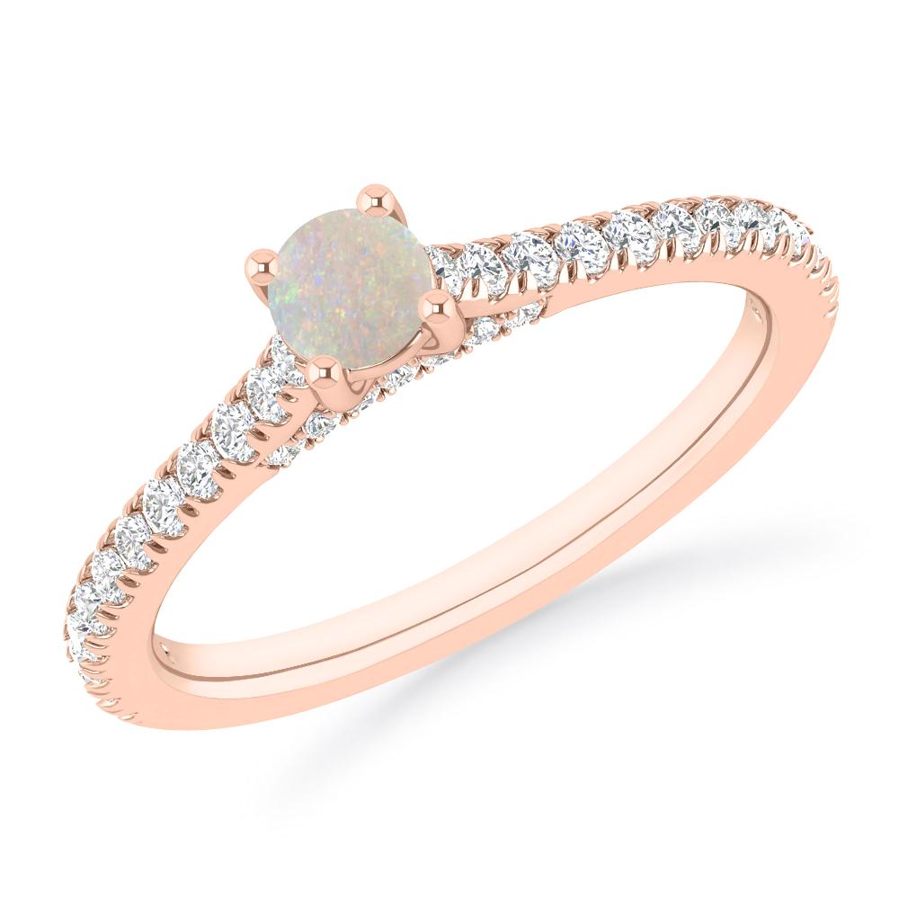 Rose Gold - Opal