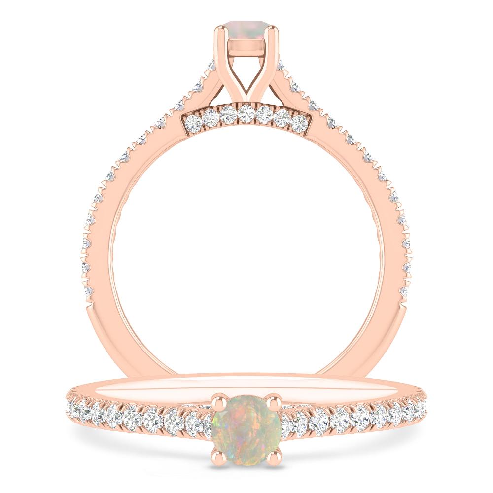 Rose Gold - Opal