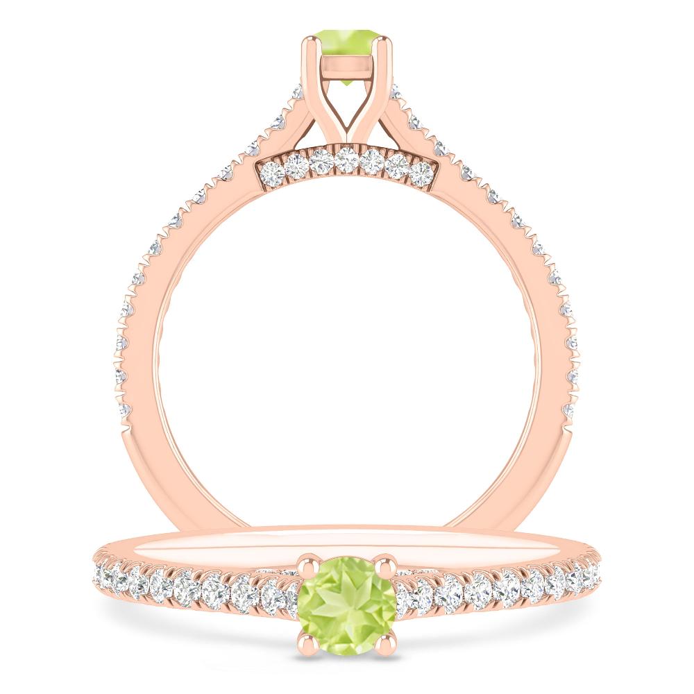 Rose Gold - Peridot