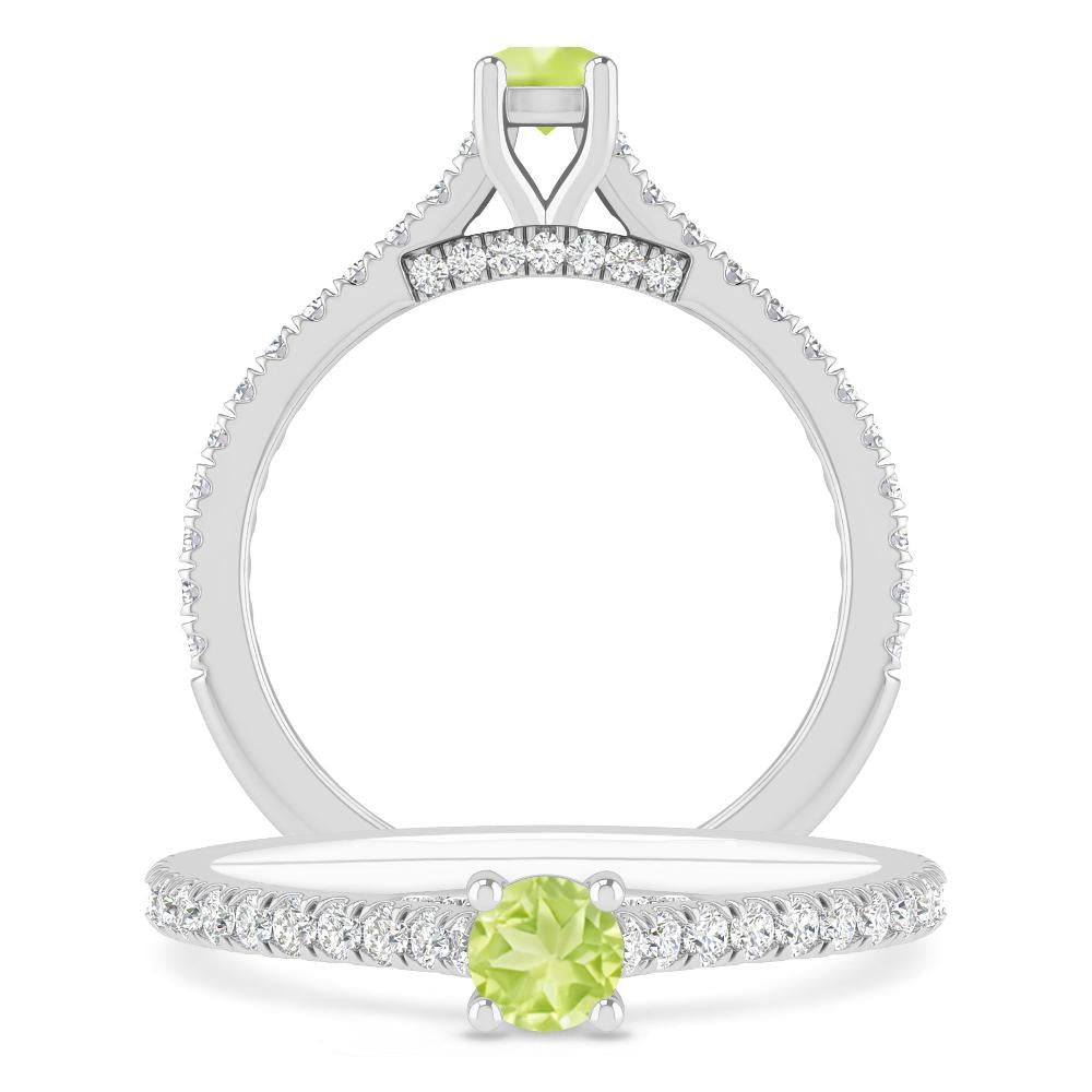 White Gold - Peridot