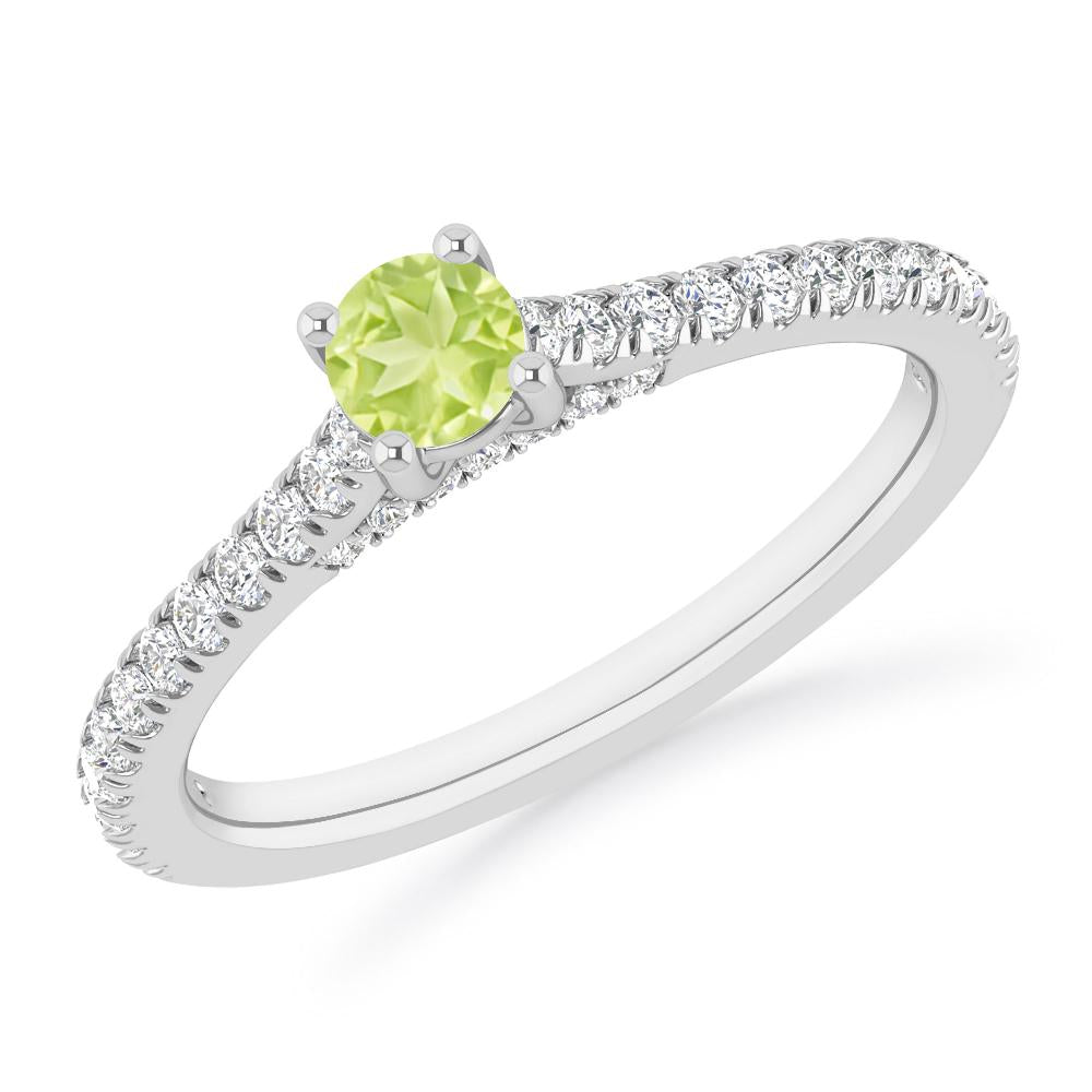 White Gold - Peridot