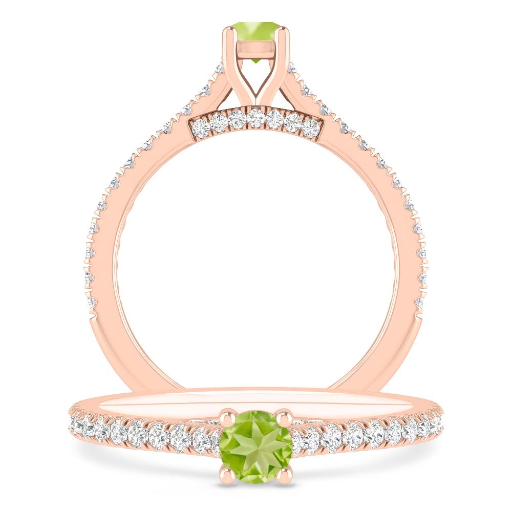 Rose Gold - Peridot