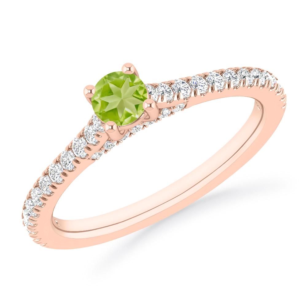 Rose Gold - Peridot