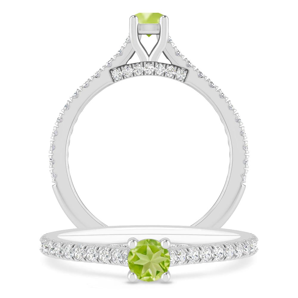 White Gold - Peridot