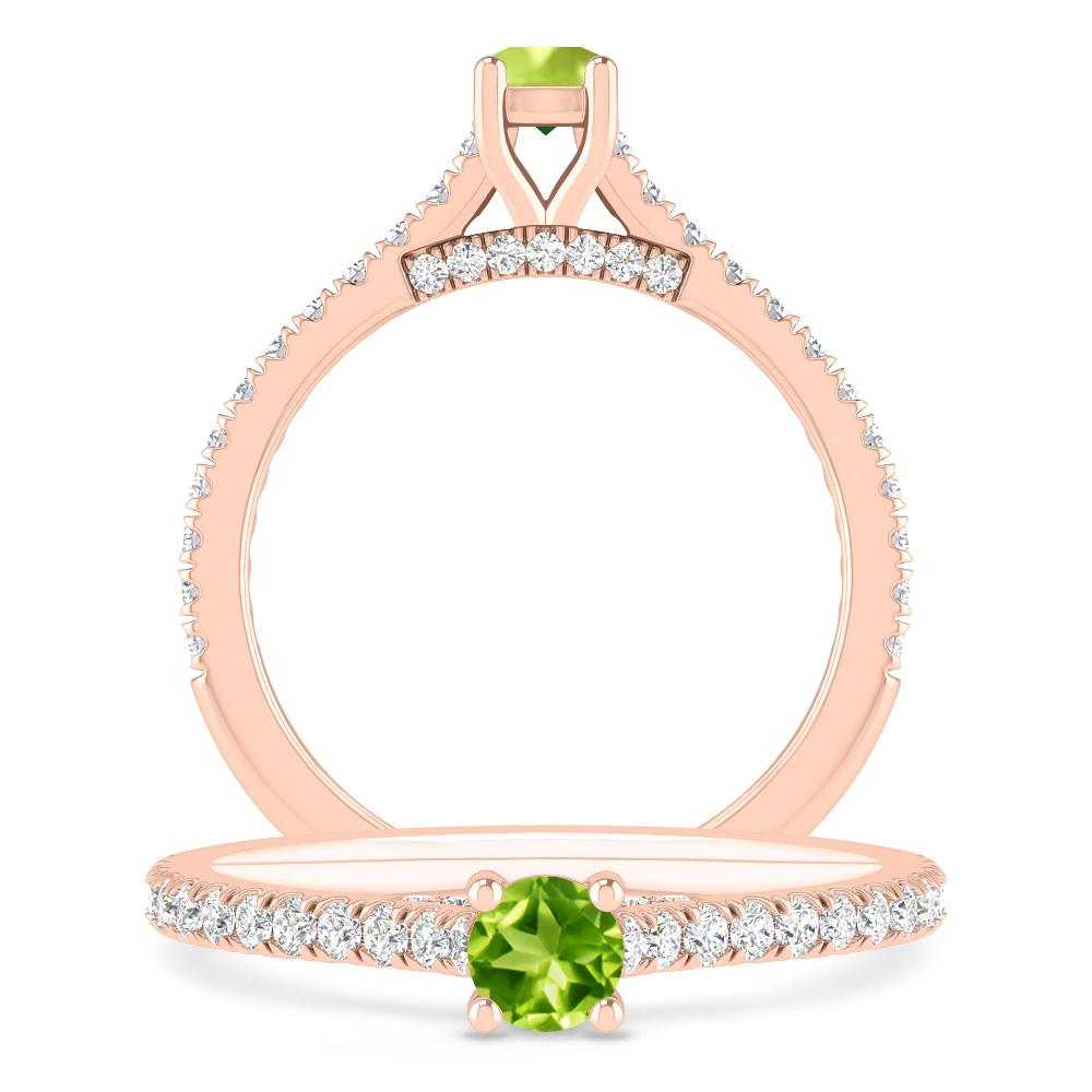 Rose Gold - Peridot