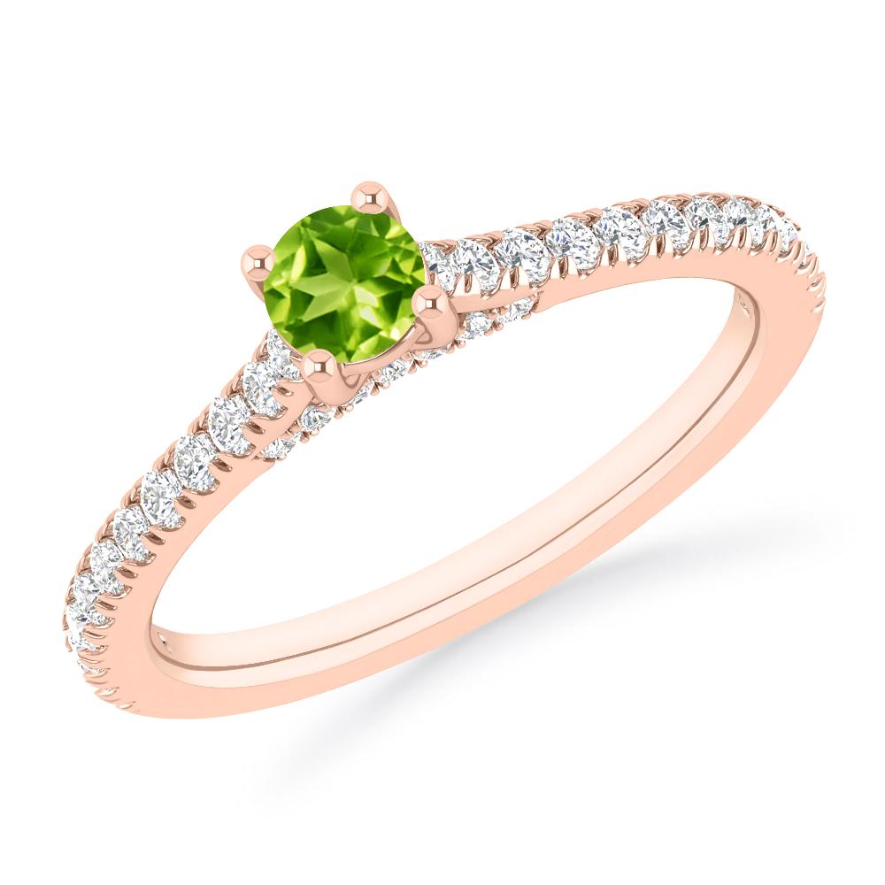 Rose Gold - Peridot