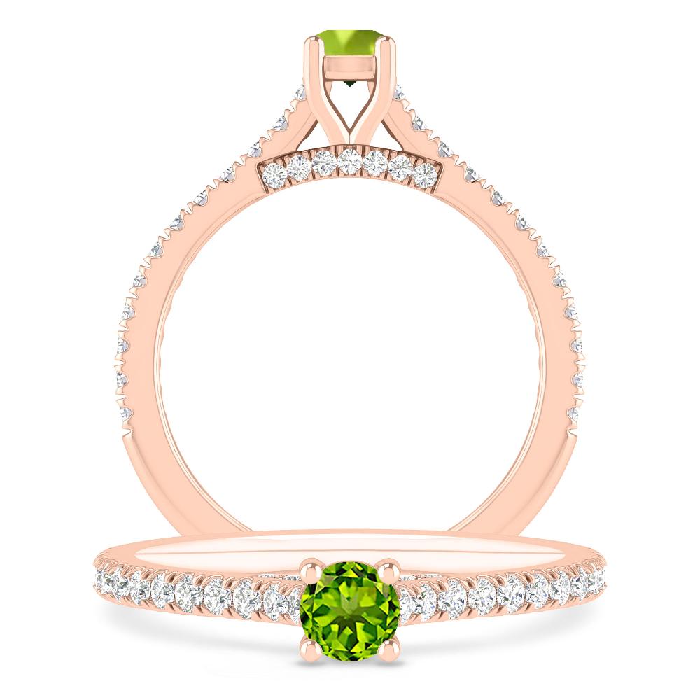 Rose Gold - Peridot