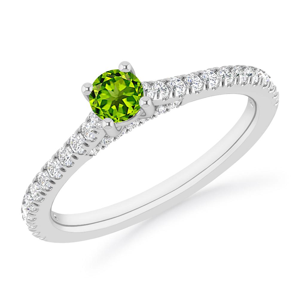 White Gold - Peridot