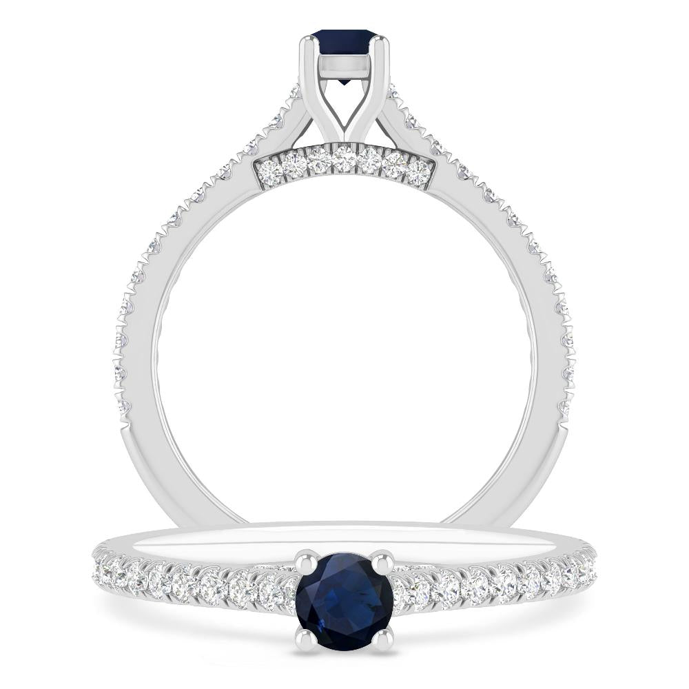 White Gold - Sapphire