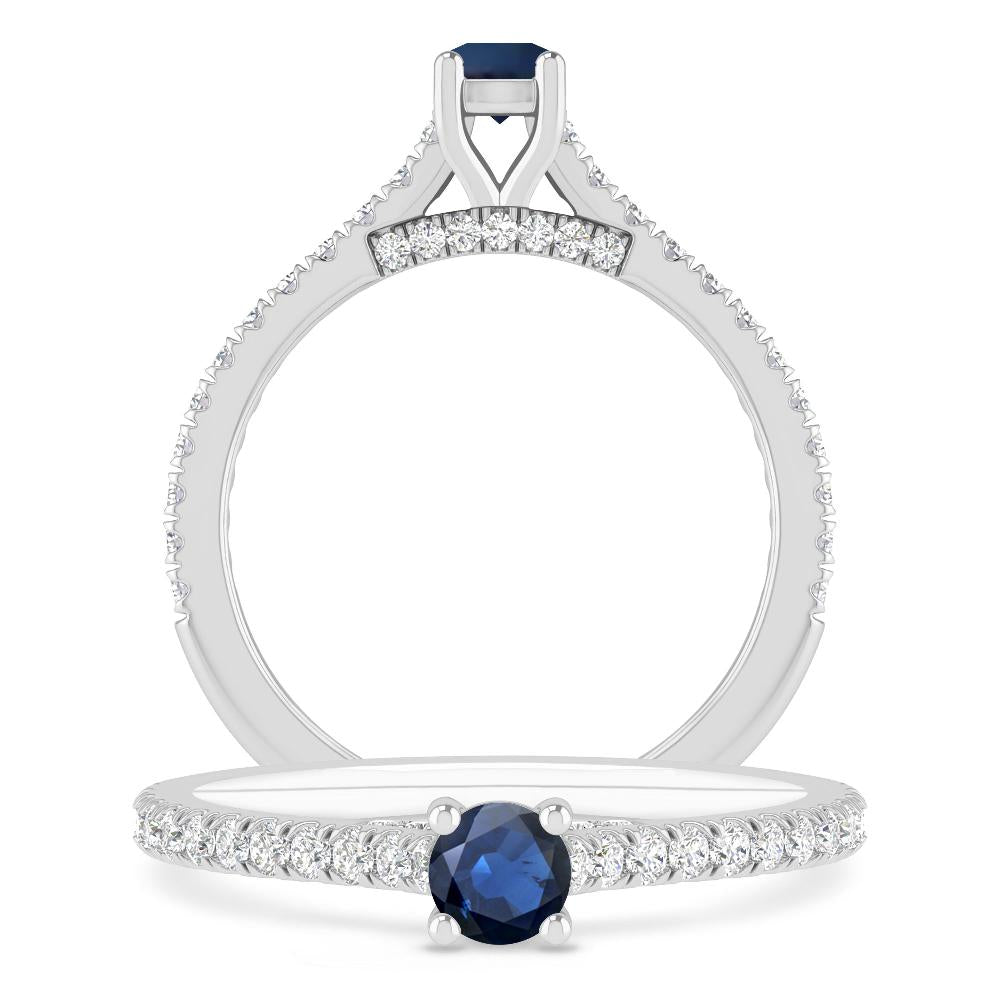 White Gold - Sapphire