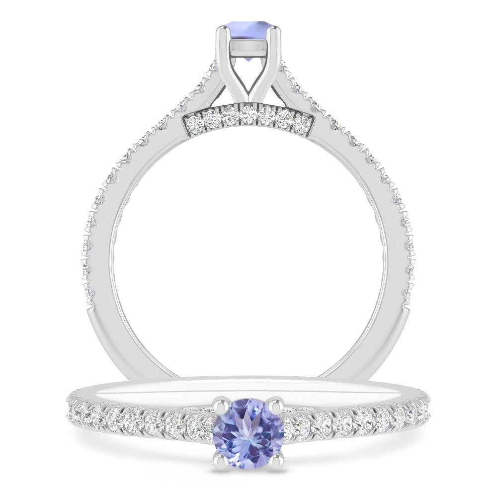 White Gold - Tanzanite