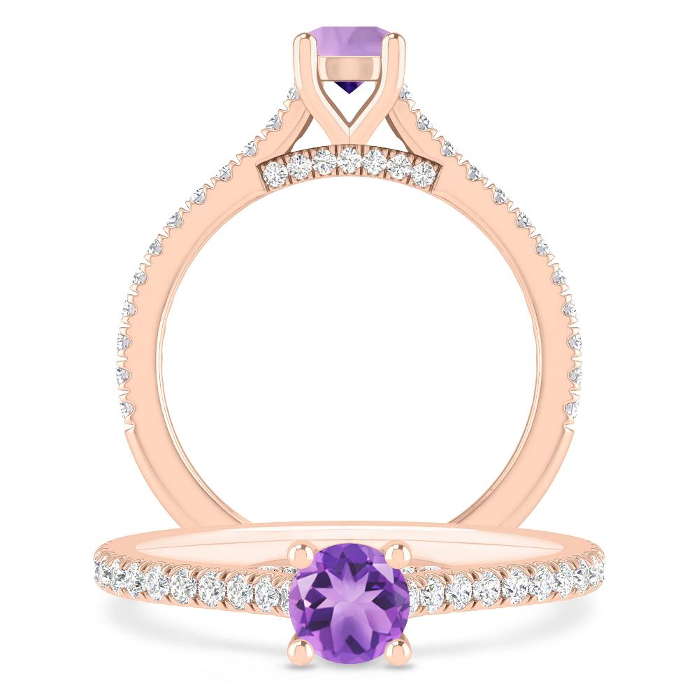 Rose Gold - Amethyst