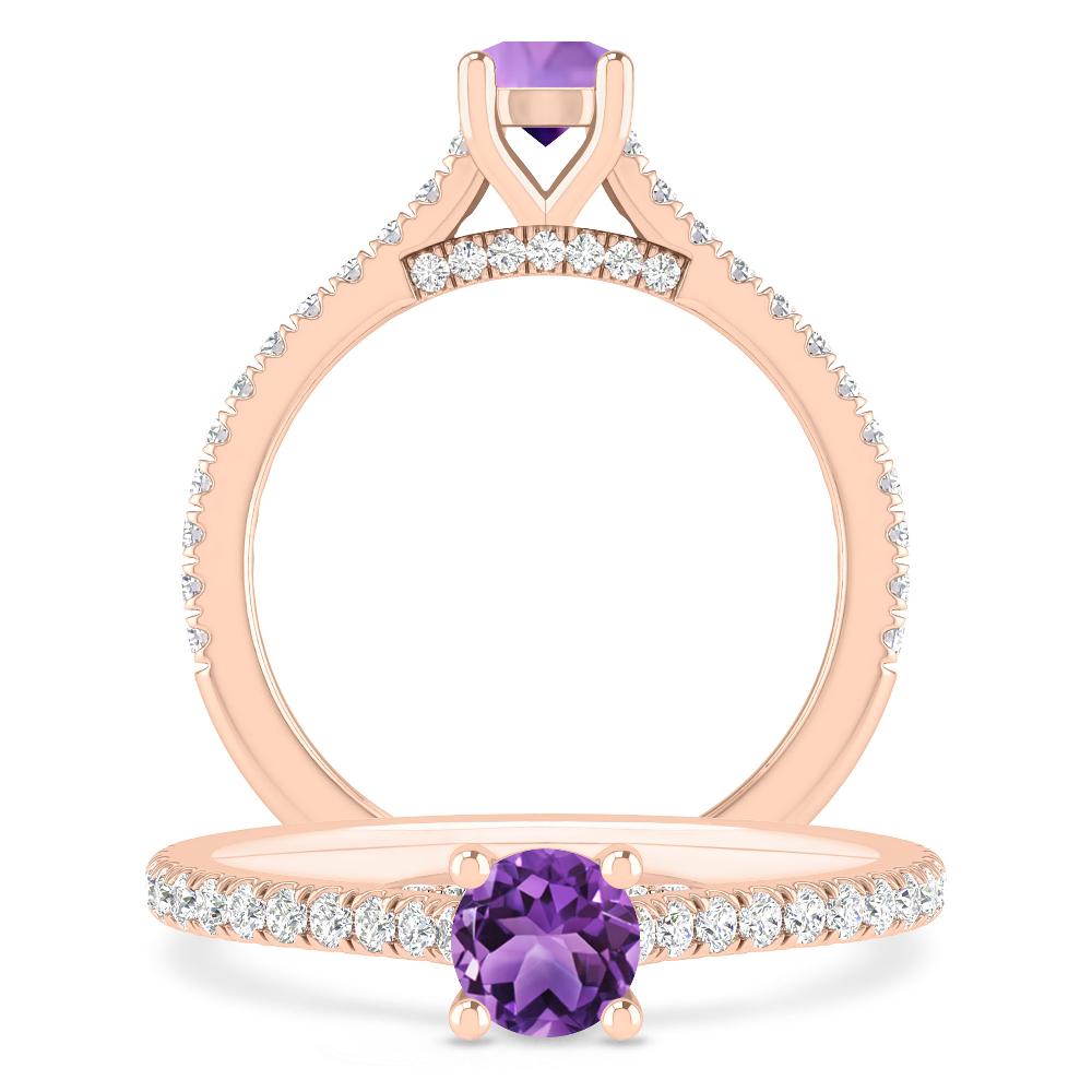 Rose Gold - Amethyst