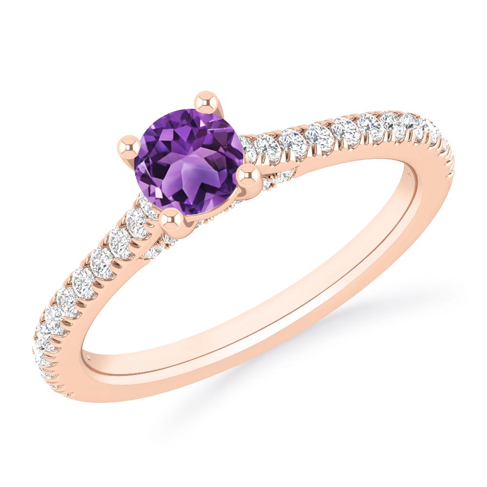 Rose Gold - Amethyst