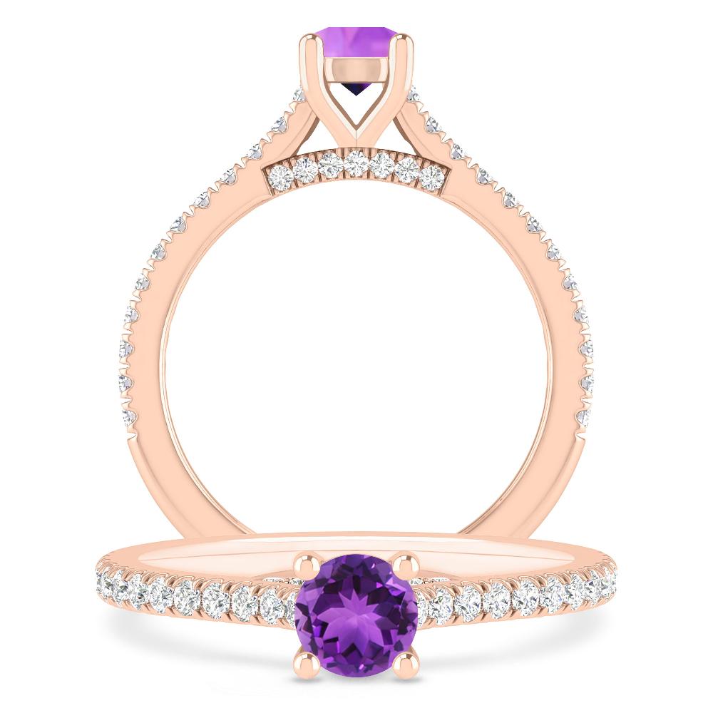 Rose Gold - Amethyst