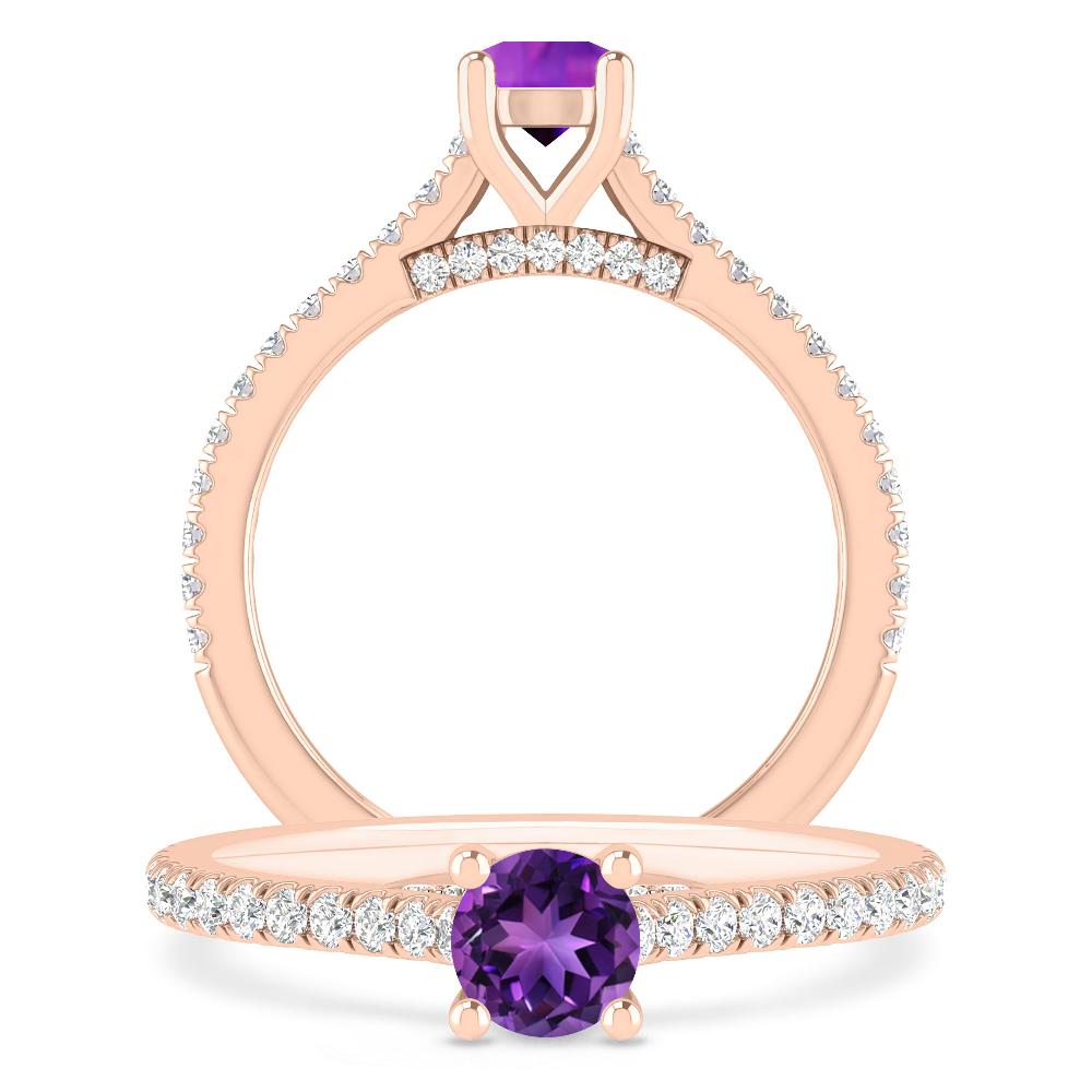 Rose Gold - Amethyst