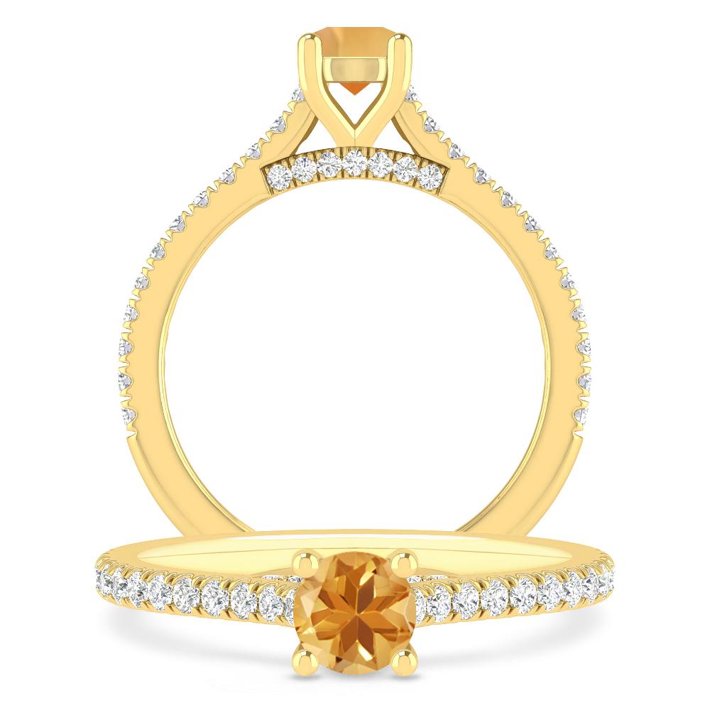 Yellow Gold - Citrine