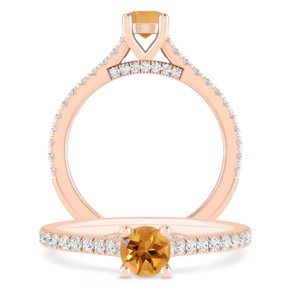 Rose Gold - Citrine