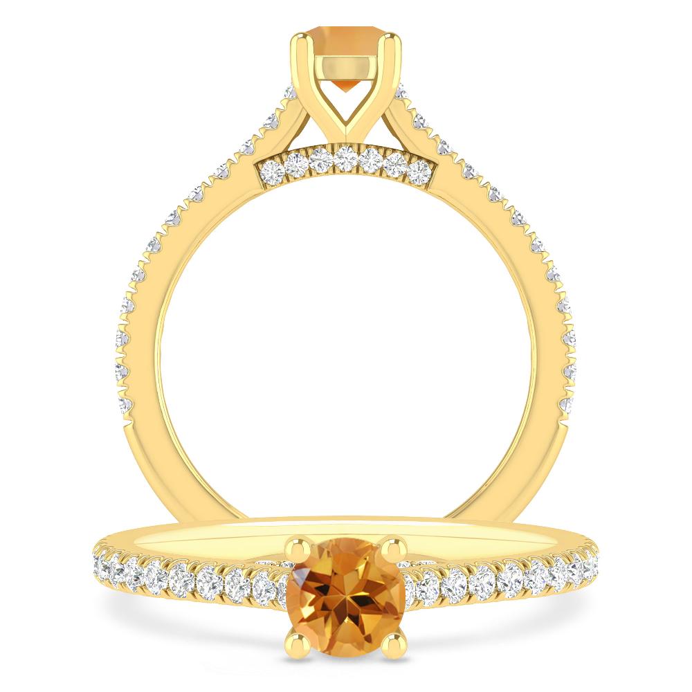 Yellow Gold - Citrine