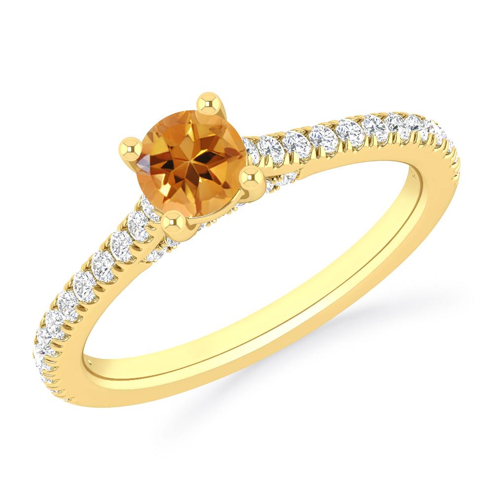 Yellow Gold - Citrine