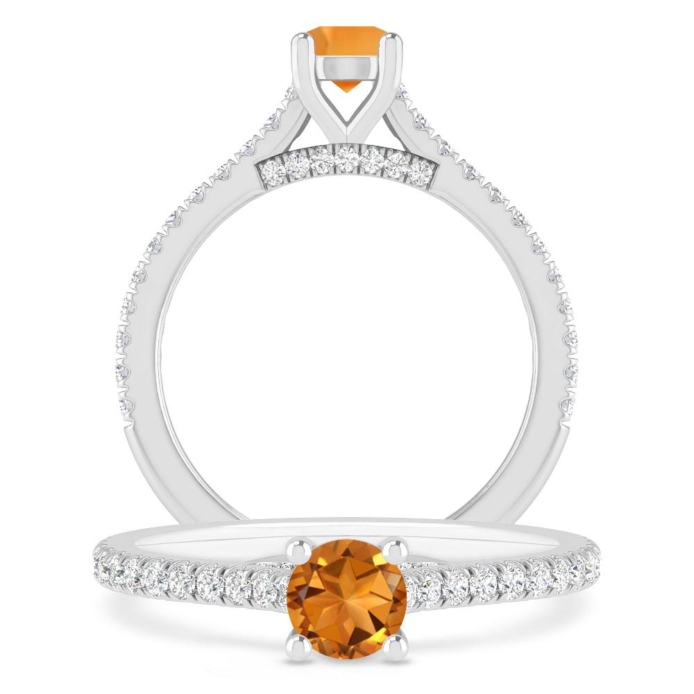 White Gold - Citrine