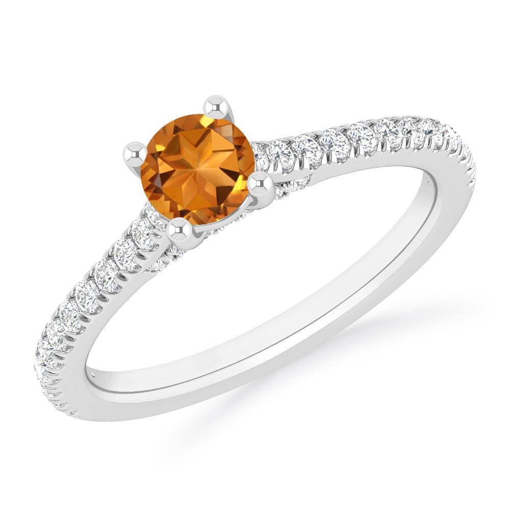 White Gold - Citrine