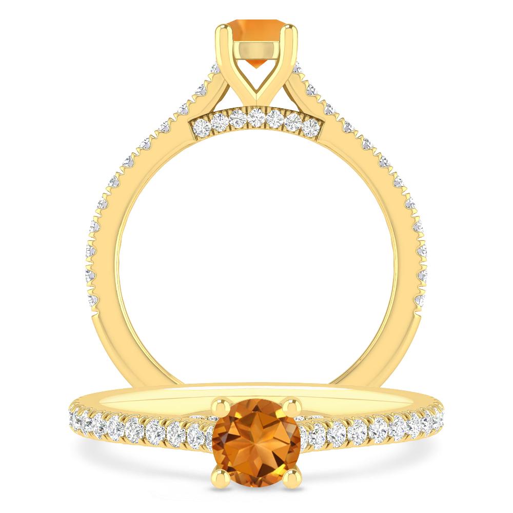 Yellow Gold - Citrine