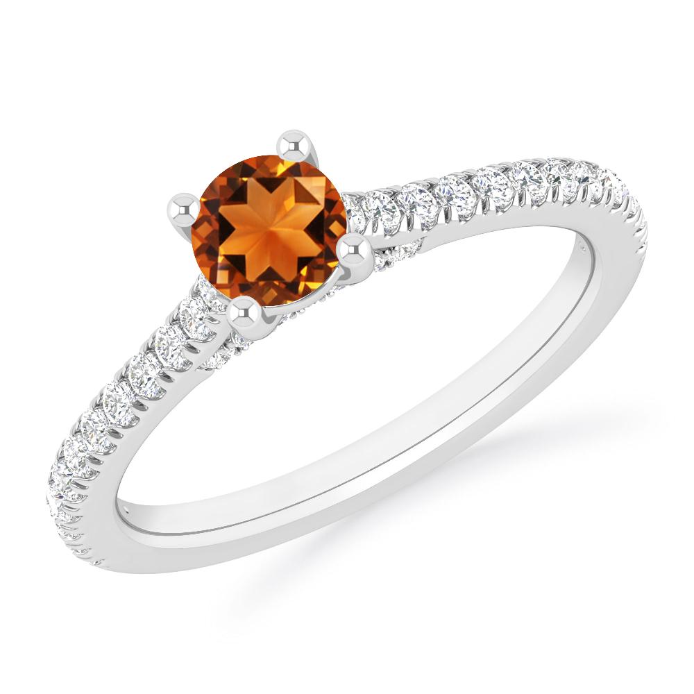 White Gold - Citrine