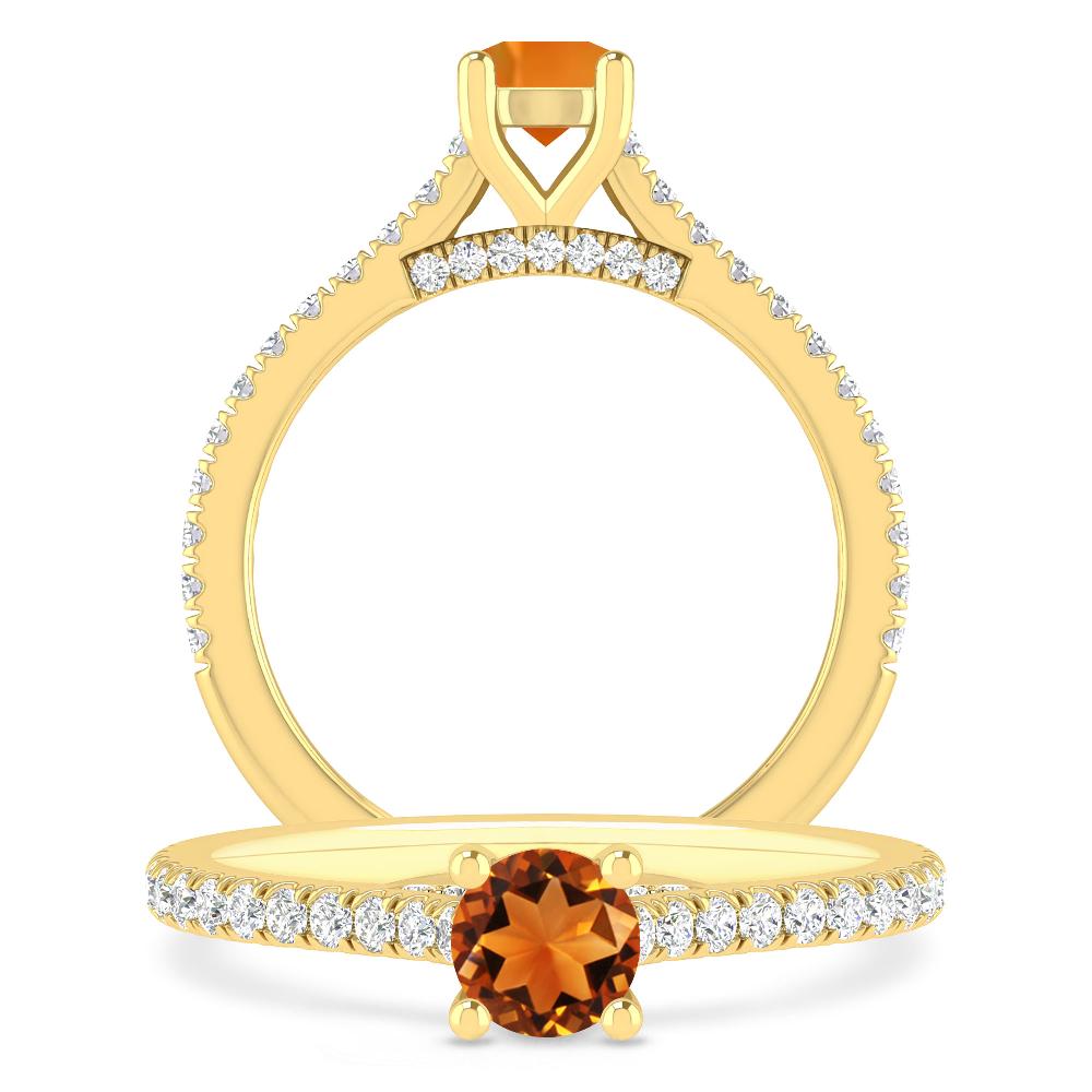 Yellow Gold - Citrine