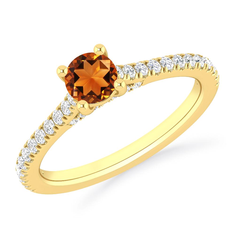 Yellow Gold - Citrine