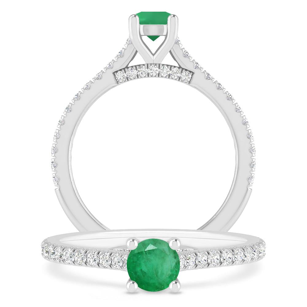 White Gold - Emerald