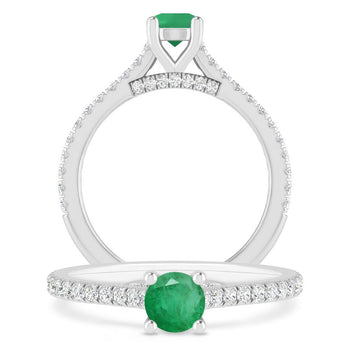 White Gold - Emerald