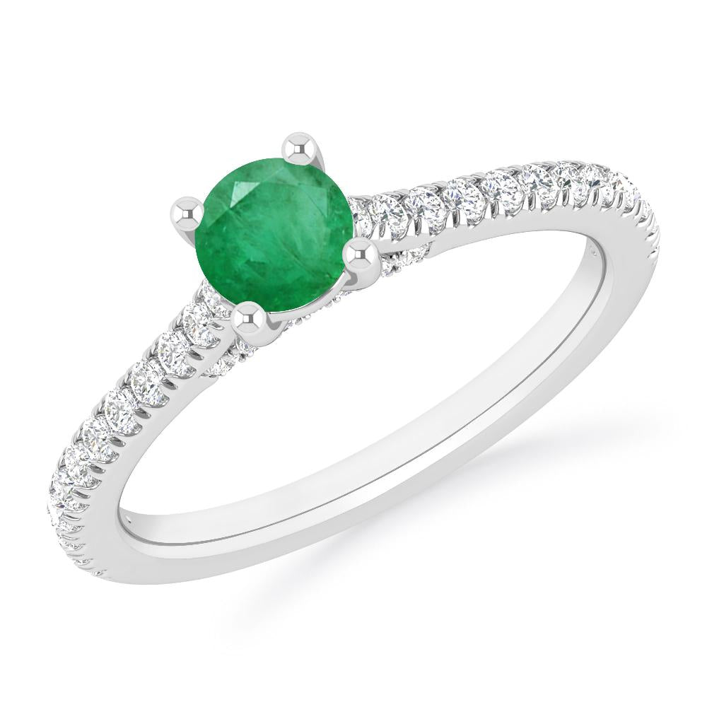 White Gold - Emerald