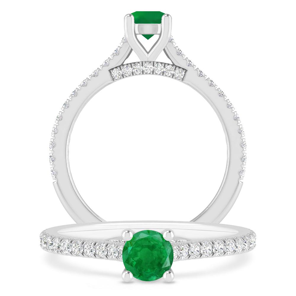 White Gold - Emerald