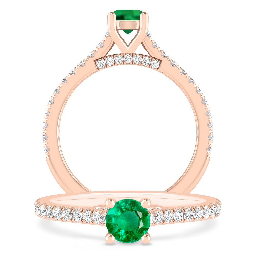 Rose Gold - Emerald